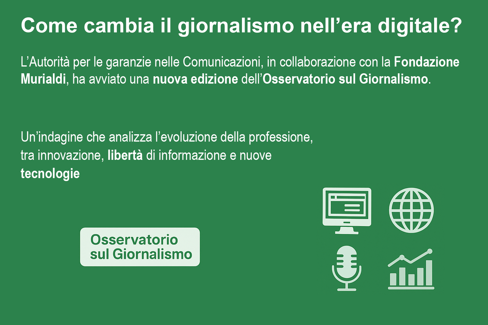 Osservatorio sul giornalismo 2025