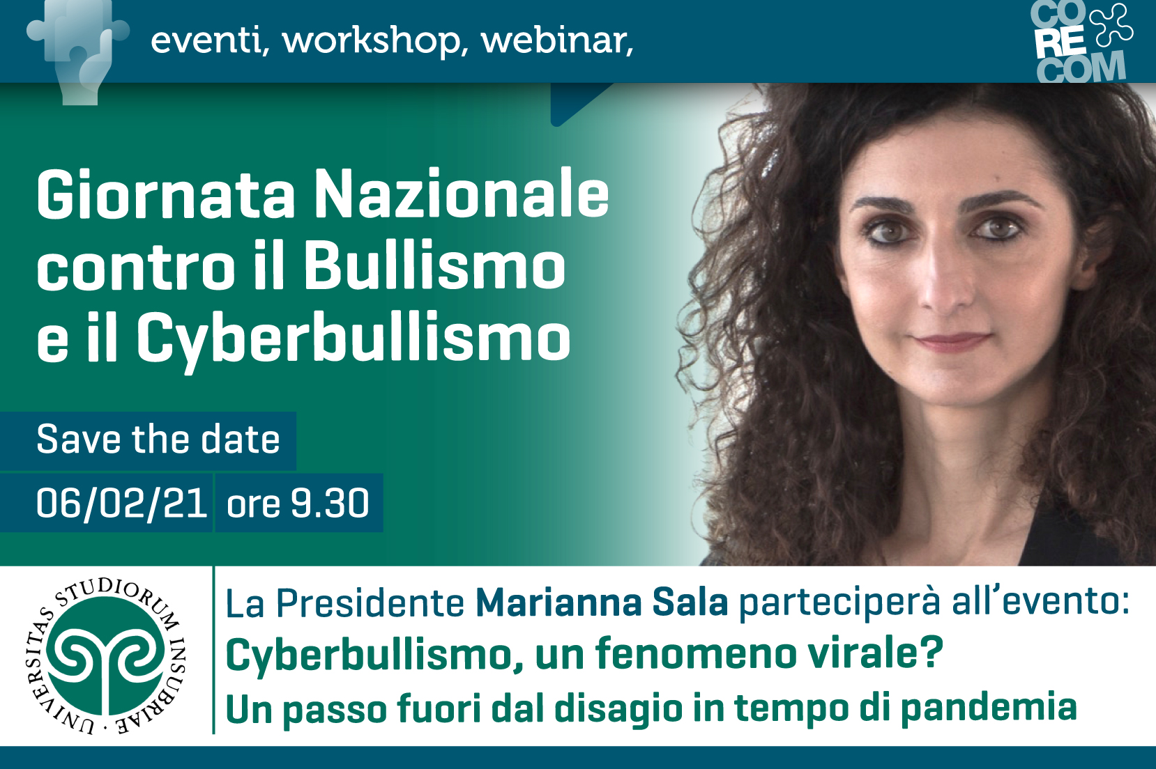 Webinar su Cyberbullismo e pandemia