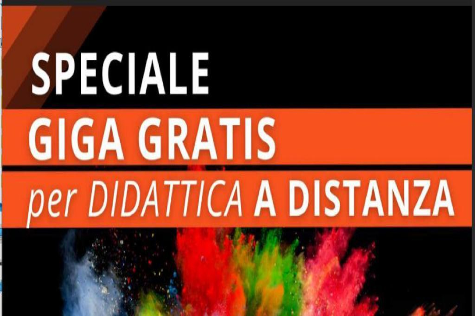 Giga gratis per didattica a distanza