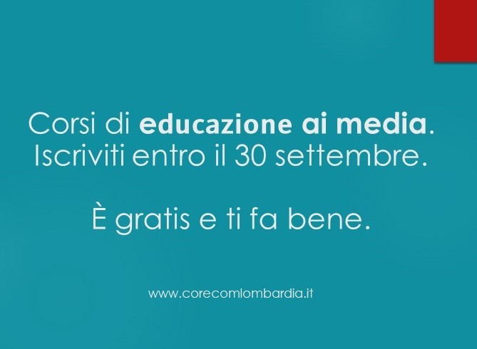 GRAFICA EDUCAZIONE MEDIA CORSI