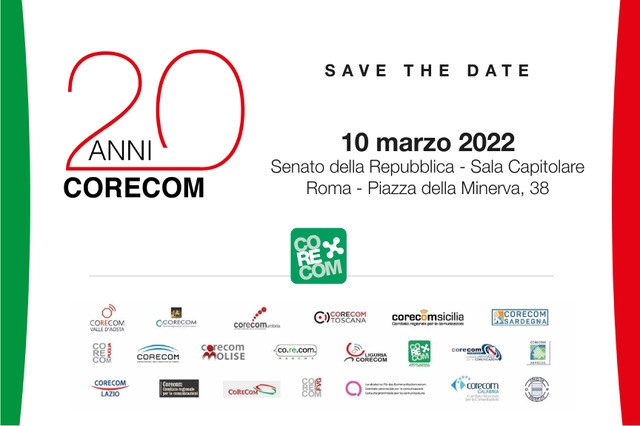 GRAFICA VENTENNALE CORECOM