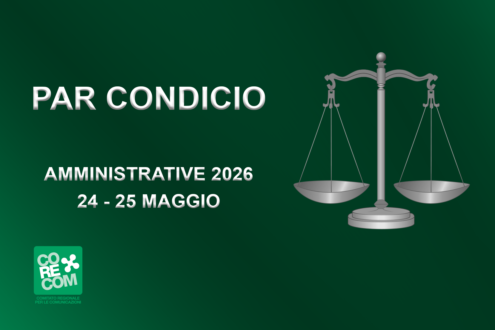 Par Condicio Amministrative 2026
