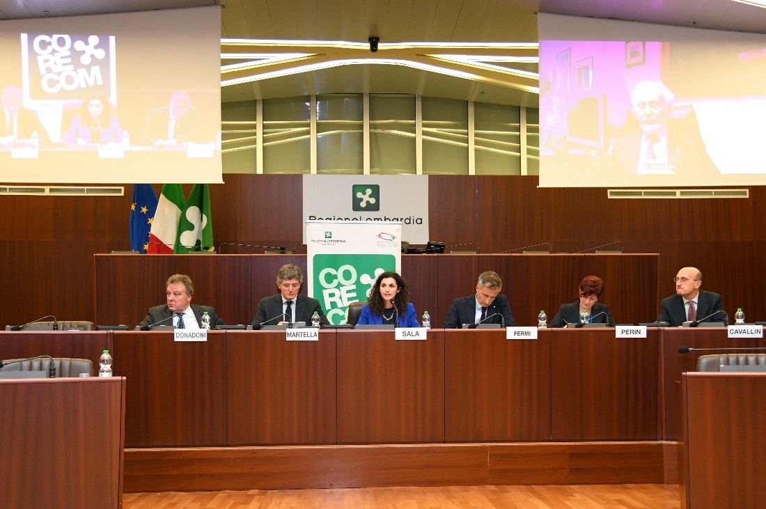 Crisi media locali - aula consiliare
