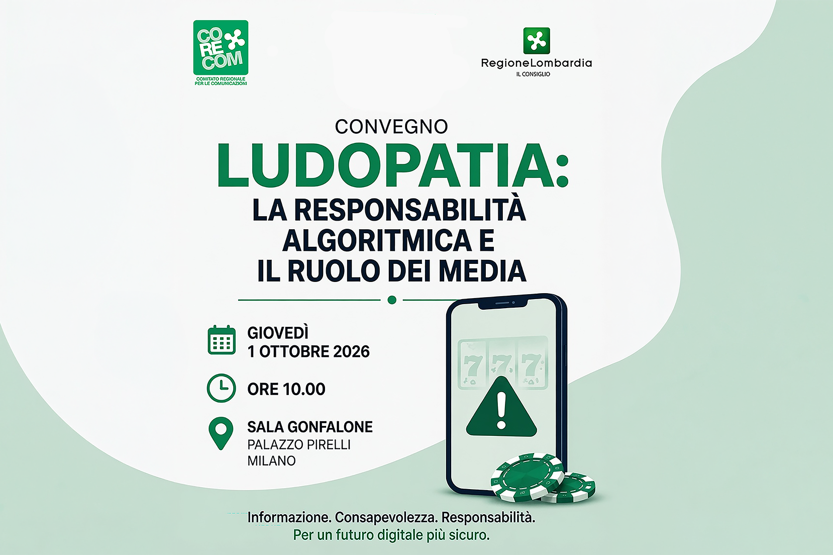 Convegno Ludopatia digitale, la responsabilità algoritmica e il ruolo dei Media