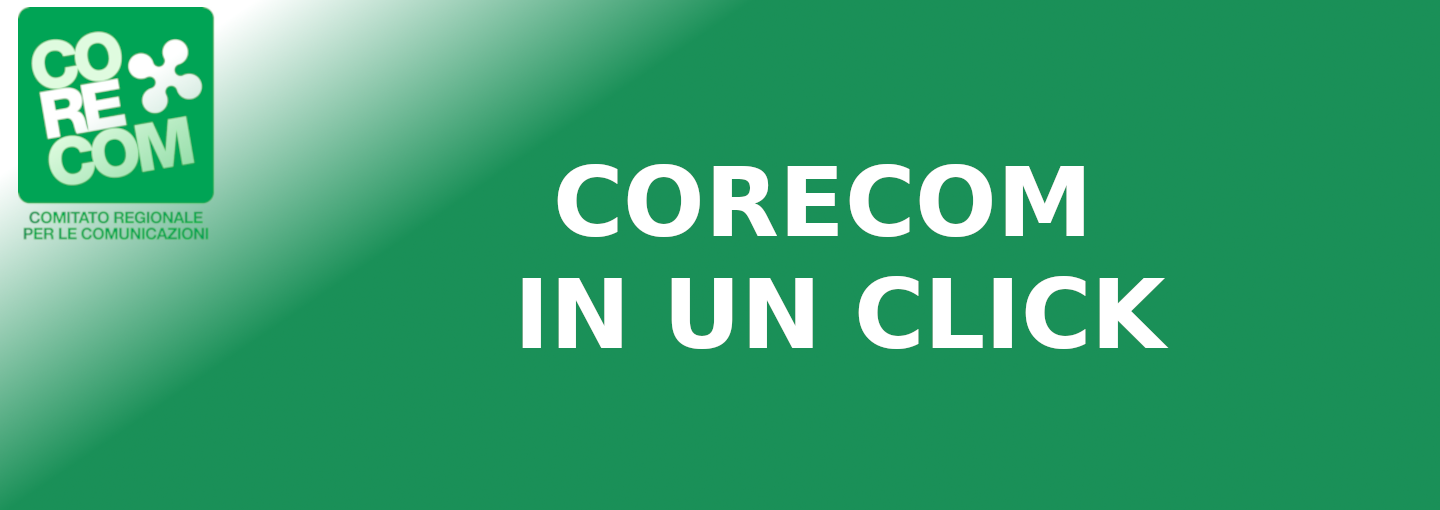 Il Corecom in un click
